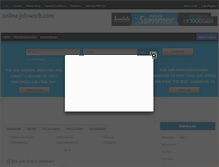 Tablet Screenshot of online-job-work.com